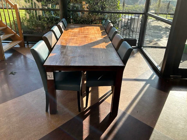 Restauranttafel met stoelen - afbeelding 2 van  4