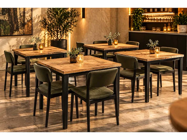 Restauranttafel set van 6 stuks - afbeelding 1 van  5