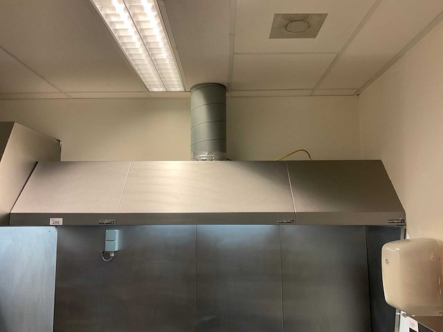 Restomat 220cm elektrische bakwand met afzuigkap - afbeelding 12 van  13