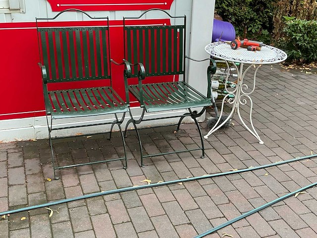 Restpartij tuinmeubel sets metaal (14x) - afbeelding 4 van  17