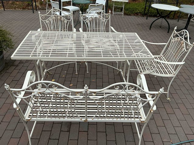 Restpartij tuinmeubel sets metaal (14x) - afbeelding 8 van  17