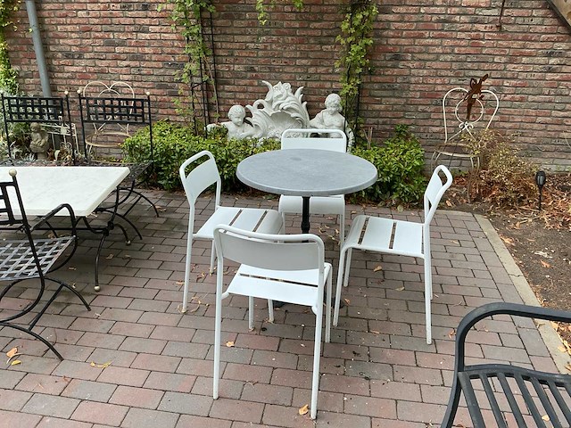 Restpartij tuinmeubel sets metaal (14x) - afbeelding 14 van  17