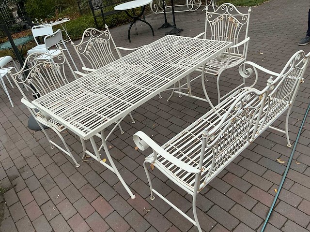 Restpartij tuinmeubel sets metaal (14x) - afbeelding 9 van  17