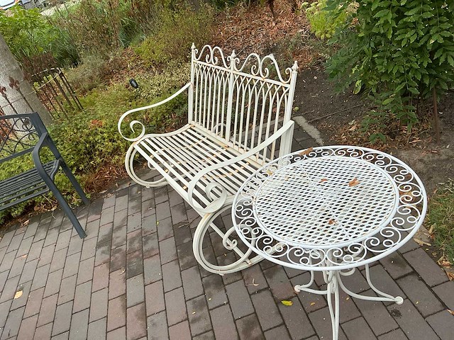 Restpartij tuinmeubel sets metaal (14x) - afbeelding 10 van  17