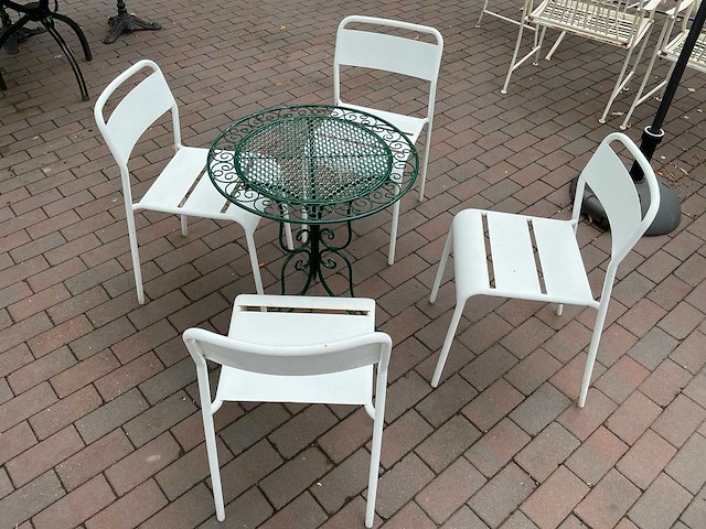 Restpartij tuinmeubel sets metaal (14x) - afbeelding 16 van  17