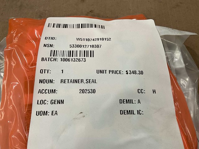 Retainer seal - afbeelding 4 van  4