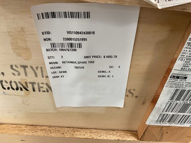 Retainer spare tire - afbeelding 6 van  6