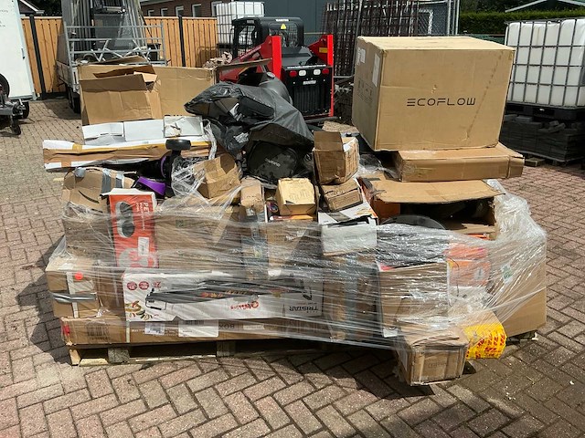 Retour pallet met diverse elektronica elektronica - afbeelding 1 van  10