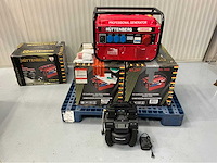 Retourartikelen - 3x hüttenberg h8500 noodstroomaggregaat en 1x compressor dc1080 - afbeelding 2 van  6