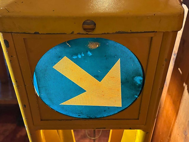 Retro anwb verkeerszuil gietijzer - afbeelding 5 van  5