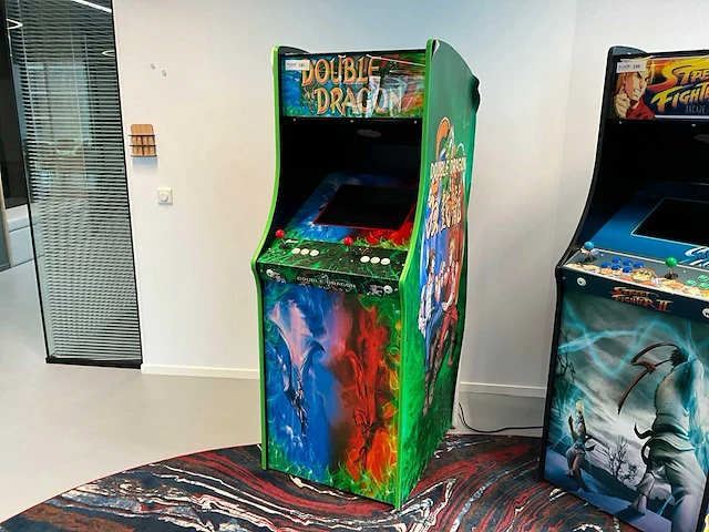 Retro arcade spelcomputer (type streetfighter double dragon) - afbeelding 1 van  3