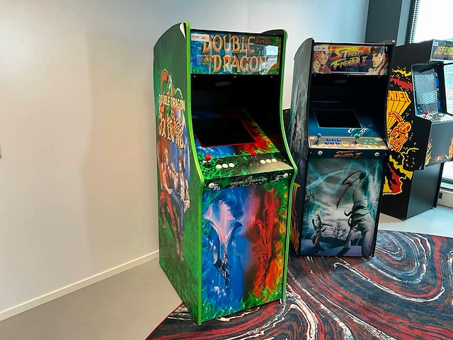 Retro arcade spelcomputer (type streetfighter double dragon) - afbeelding 2 van  3