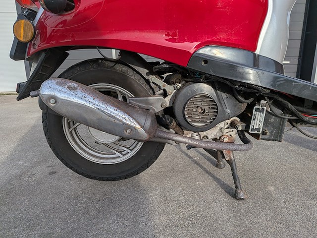 Retro bromscooter, giantco, venus, rood, 2008 - afbeelding 10 van  26