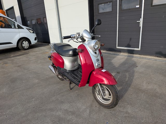 Retro bromscooter, giantco, venus, rood, 2008 - afbeelding 25 van  26