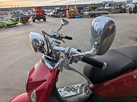 Retro bromscooter, la souris, grande retro zn50qt-e, rood, 2016 - afbeelding 3 van  32