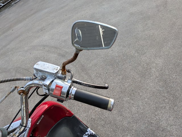 Retro bromscooter, la souris, grande retro zn50qt-e, rood, 2016 - afbeelding 13 van  32