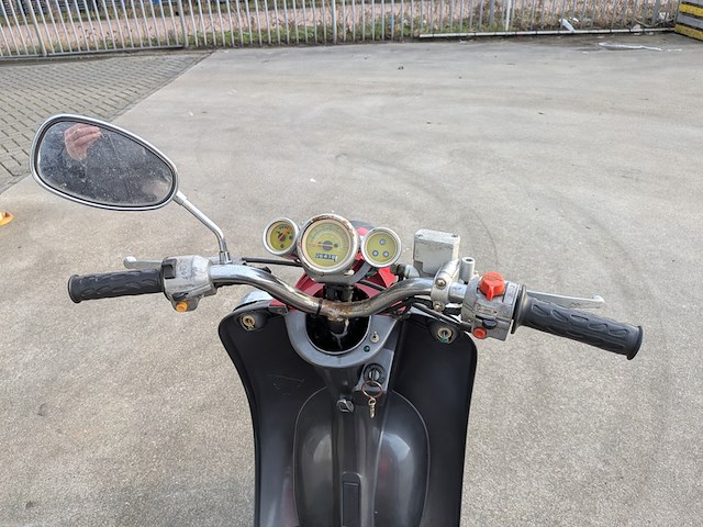 Retro bromscooter, pico, jl50qt, donkergrijs / antraciet, 2007 - afbeelding 3 van  28