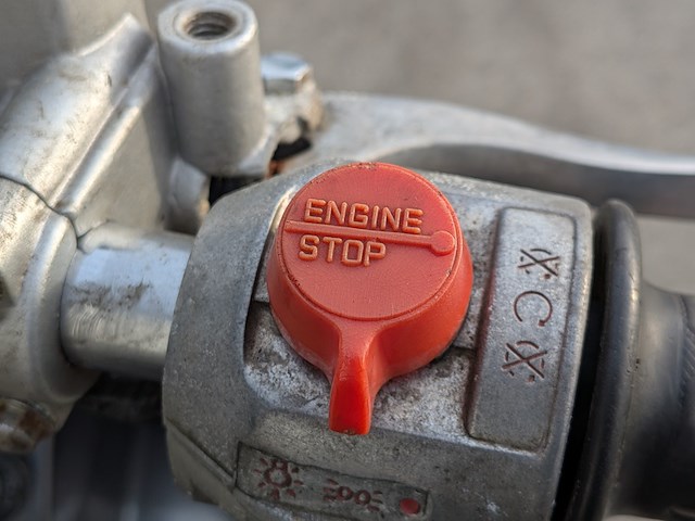 Retro bromscooter, pico, jl50qt, donkergrijs / antraciet, 2007 - afbeelding 9 van  28