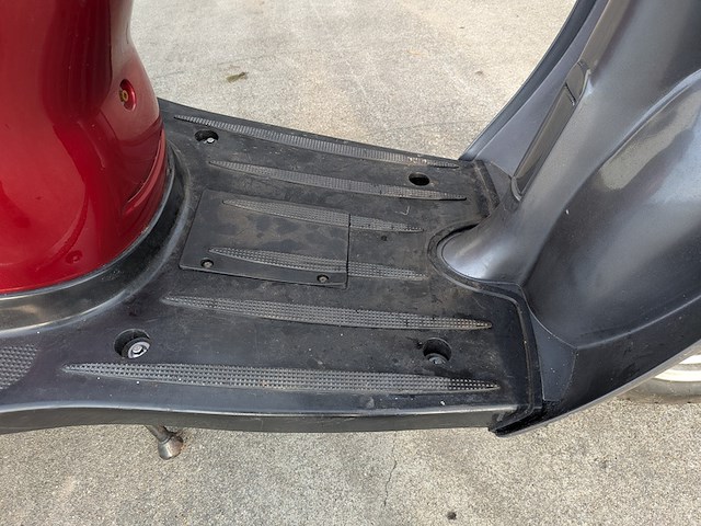 Retro bromscooter, pico, jl50qt, donkergrijs / antraciet, 2007 - afbeelding 14 van  28