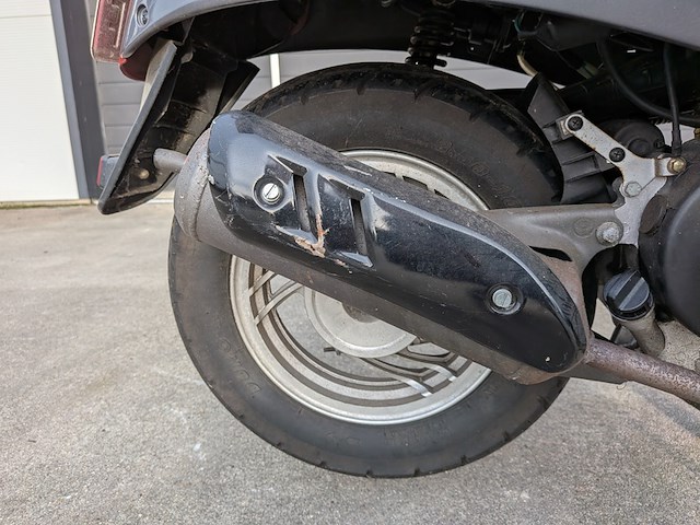 Retro bromscooter, pico, jl50qt, donkergrijs / antraciet, 2007 - afbeelding 17 van  28