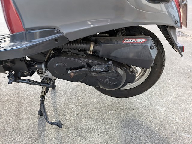 Retro bromscooter, pico, jl50qt, donkergrijs / antraciet, 2007 - afbeelding 20 van  28