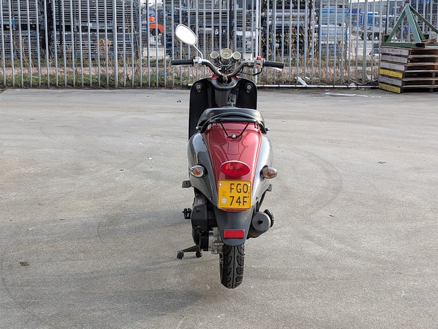 Retro bromscooter, pico, jl50qt, donkergrijs / antraciet, 2007 - afbeelding 22 van  28