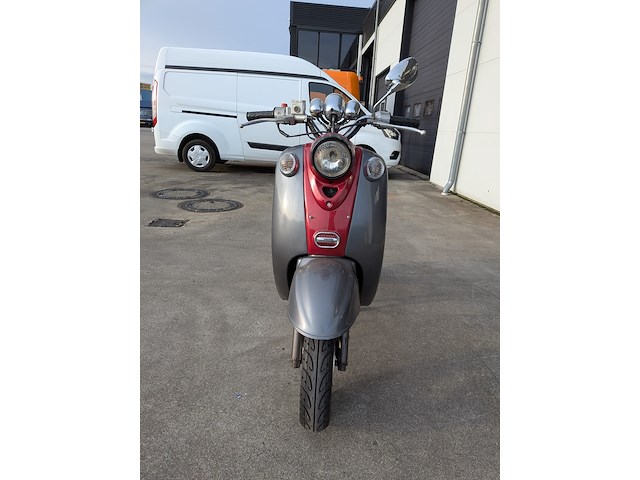 Retro bromscooter, pico, jl50qt, donkergrijs / antraciet, 2007 - afbeelding 26 van  28