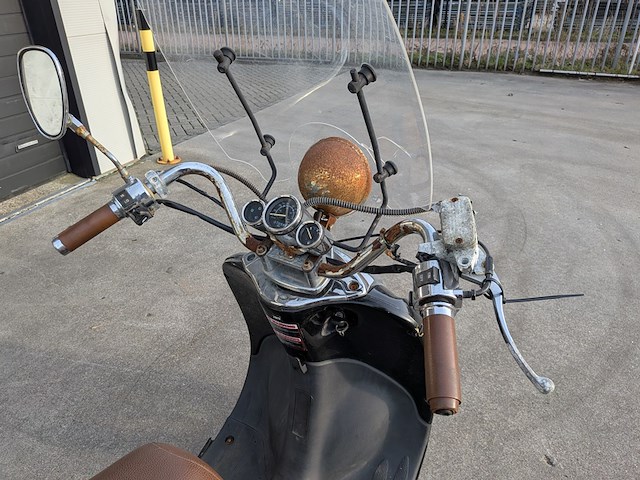 Retro bromscooter, znen, grande retro - zn50qt-hs, zwart, 2012 - afbeelding 7 van  39