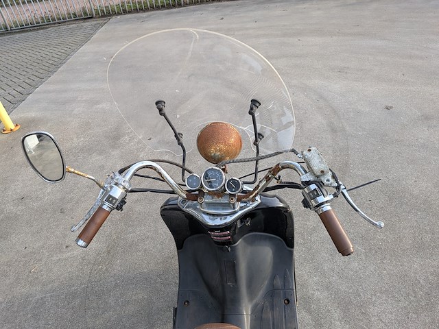 Retro bromscooter, znen, grande retro - zn50qt-hs, zwart, 2012 - afbeelding 8 van  39