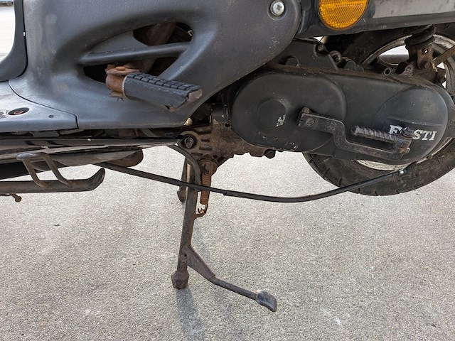 Retro bromscooter, znen, grande retro - zn50qt-hs, zwart, 2012 - afbeelding 25 van  39