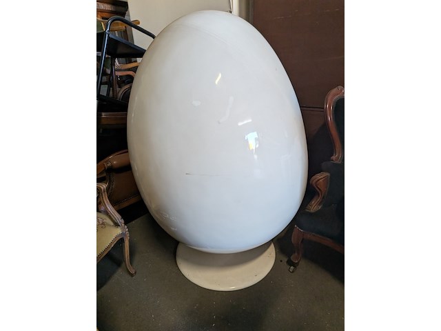 Retro ei-fauteuil (egg chair) - afbeelding 5 van  5