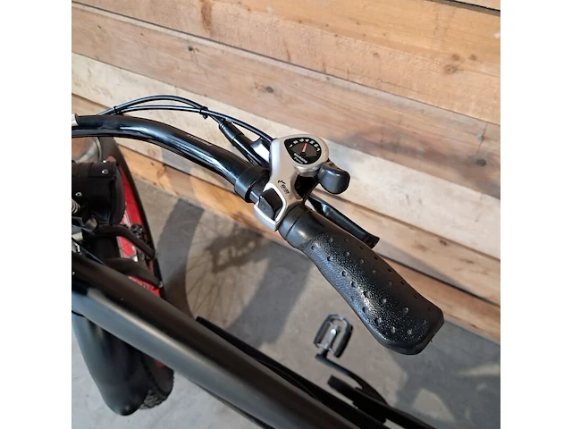 Retro elektrische fatbike, zwart - afbeelding 5 van  19