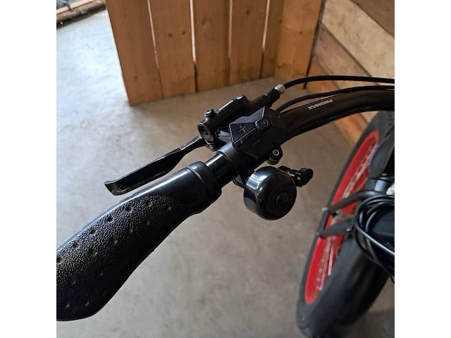 Retro elektrische fatbike, zwart - afbeelding 6 van  19