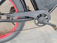Retro elektrische fatbike, zwart - afbeelding 10 van  19