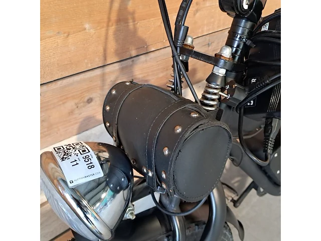 Retro elektrische fatbike, zwart - afbeelding 16 van  19