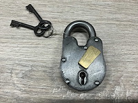 Retro hangslot (10x) - afbeelding 1 van  2