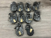 Retro hangslot (10x) - afbeelding 2 van  2