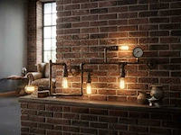 Retro industriële wandlamp 5 lichts - afbeelding 3 van  11