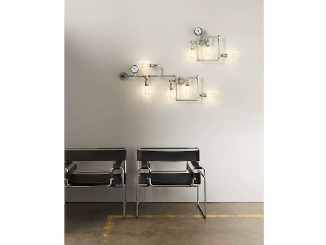 Retro industriële wandlamp 5 lichts - afbeelding 6 van  11