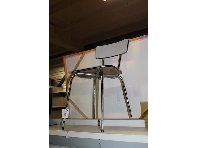 Retro keukenstoel brabantia. - afbeelding 2 van  3
