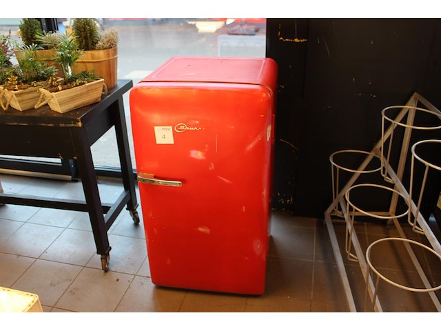 Retro koelkast bouwknecht opknappertje. afmeting 58 x 65 x 105 cm. - afbeelding 1 van  4