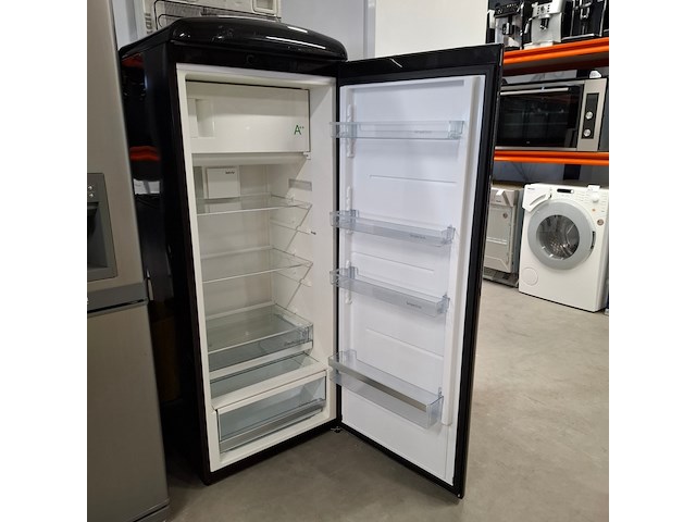 Retro koelkast, pelgrim a++, hts2769f, zwart - afbeelding 2 van  8