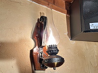 Retro landelijke wandlamp (3x) - afbeelding 3 van  4