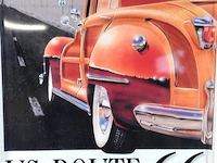 Retro metalen wandbord van us route 66 - afbeelding 3 van  5