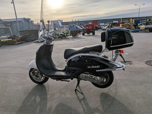 Retro scooter, la souris, grande retro, zwart, 2018 - afbeelding 20 van  24