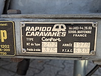 Retro vouw (klap) caravan, rapido , confort, wit, jaren 70 - afbeelding 10 van  30