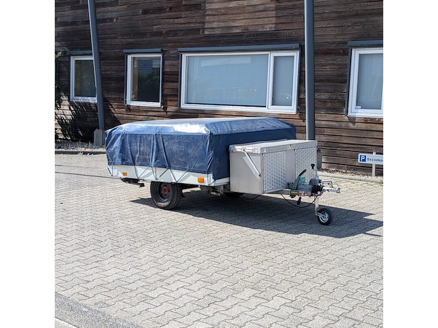 Retro vouw (klap) caravan, rapido , confort, wit, jaren 70 - afbeelding 1 van  30