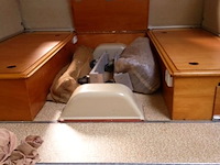 Retro vouw (klap) caravan, rapido , confort, wit, jaren 70 - afbeelding 16 van  30