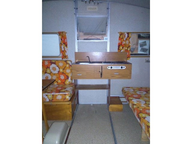 Retro vouw (klap) caravan, rapido , confort, wit, jaren 70 - afbeelding 19 van  30