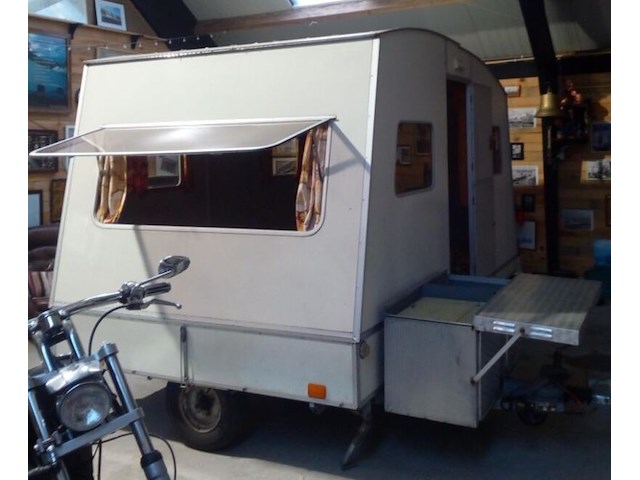 Retro vouw (klap) caravan, rapido , confort, wit, jaren 70 - afbeelding 21 van  30